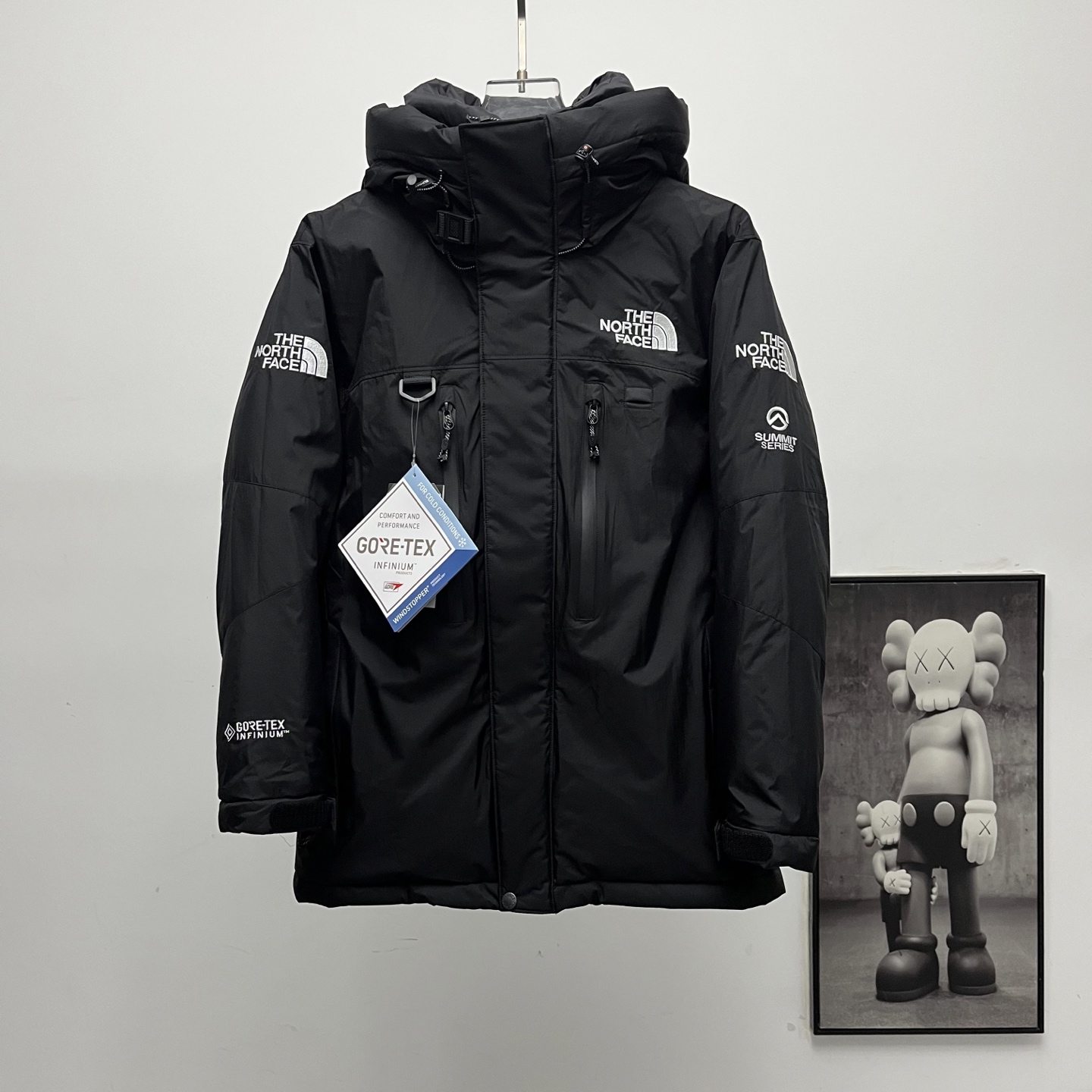 【17348】TNF丨北面喜马拉雅多标连帽羽绒服 Size:XS-XXL